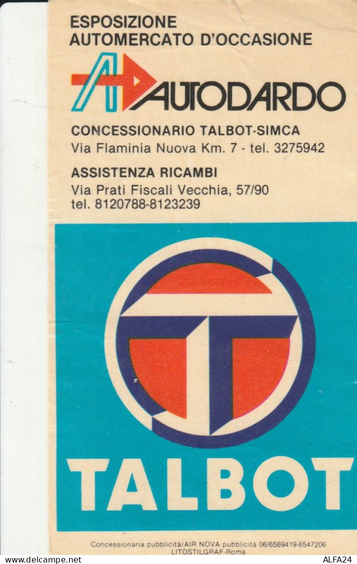ABBONAMENTO MENSILE BUS ATAC ROMA OTTOBRE 1979 (MF517 - Europe