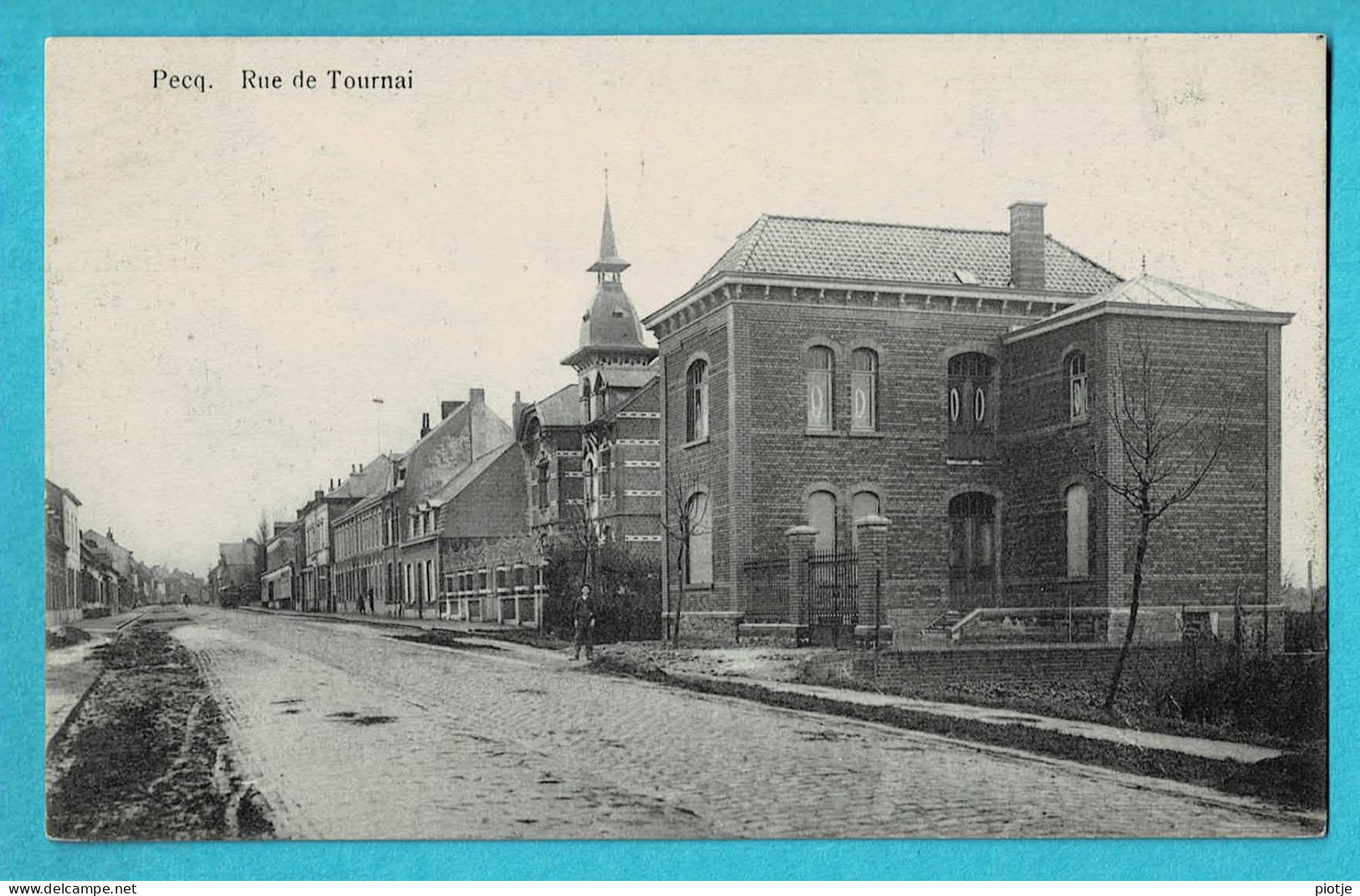 * Pecq (Hainaut - La Wallonie) * (Impr O. Chevalier) Rue De Tournai, Doorniksestraat, Animée, Unique, Old, TOP - Pecq