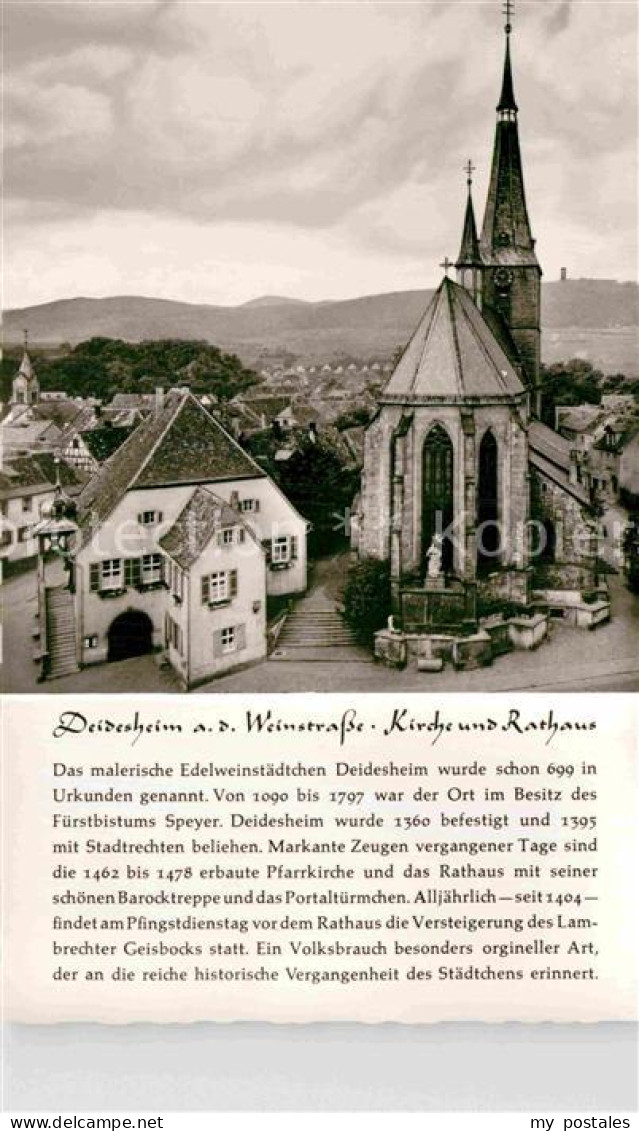 42874076 Deidesheim Kirche Rathaus Deidesheim - Deidesheim