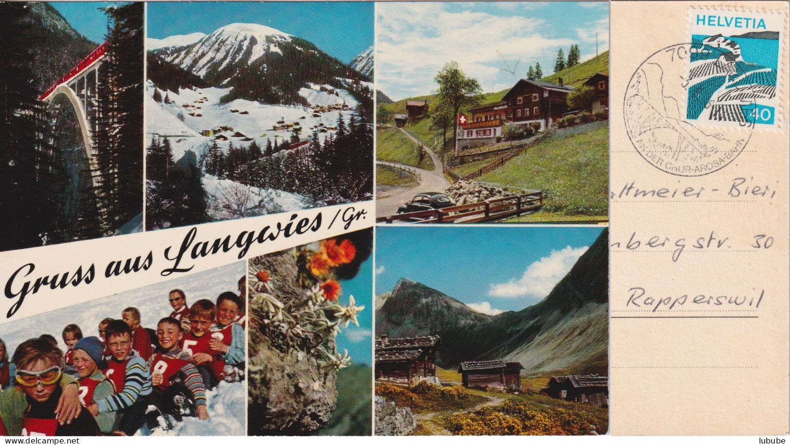 Langwies - 6 Bilder         1976 - Langwies