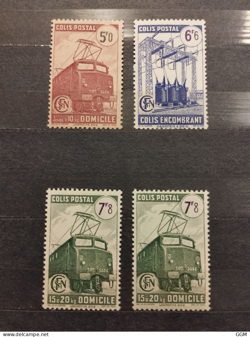 Francia. 1945. Colis Postal. 230B, 232B, 233B. Nuevos ** MNH - Neufs