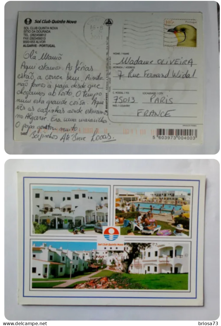 Courrier Envoyé Du Portugal Vers La France.  2011 - Cartas & Documentos