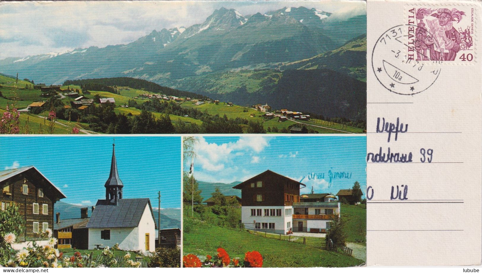 Affeier - Ferienheim Quardra  (4 Bilder)         1978 - Obersaxen