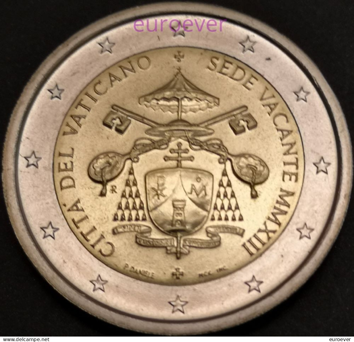 2 Euro Gedenkmünze 2013 Nr. 9 - Vatikan / Vatican - Sede Vacante BU In Blister - Vaticano (Ciudad Del)
