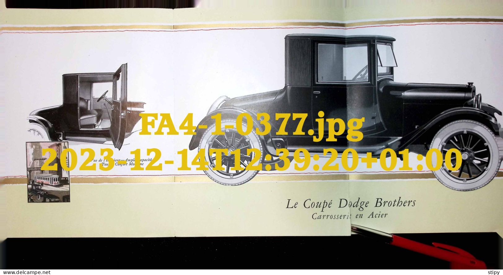 375 Automobile Dodge Brothers, Bruxelles, Catalogue - Automobile