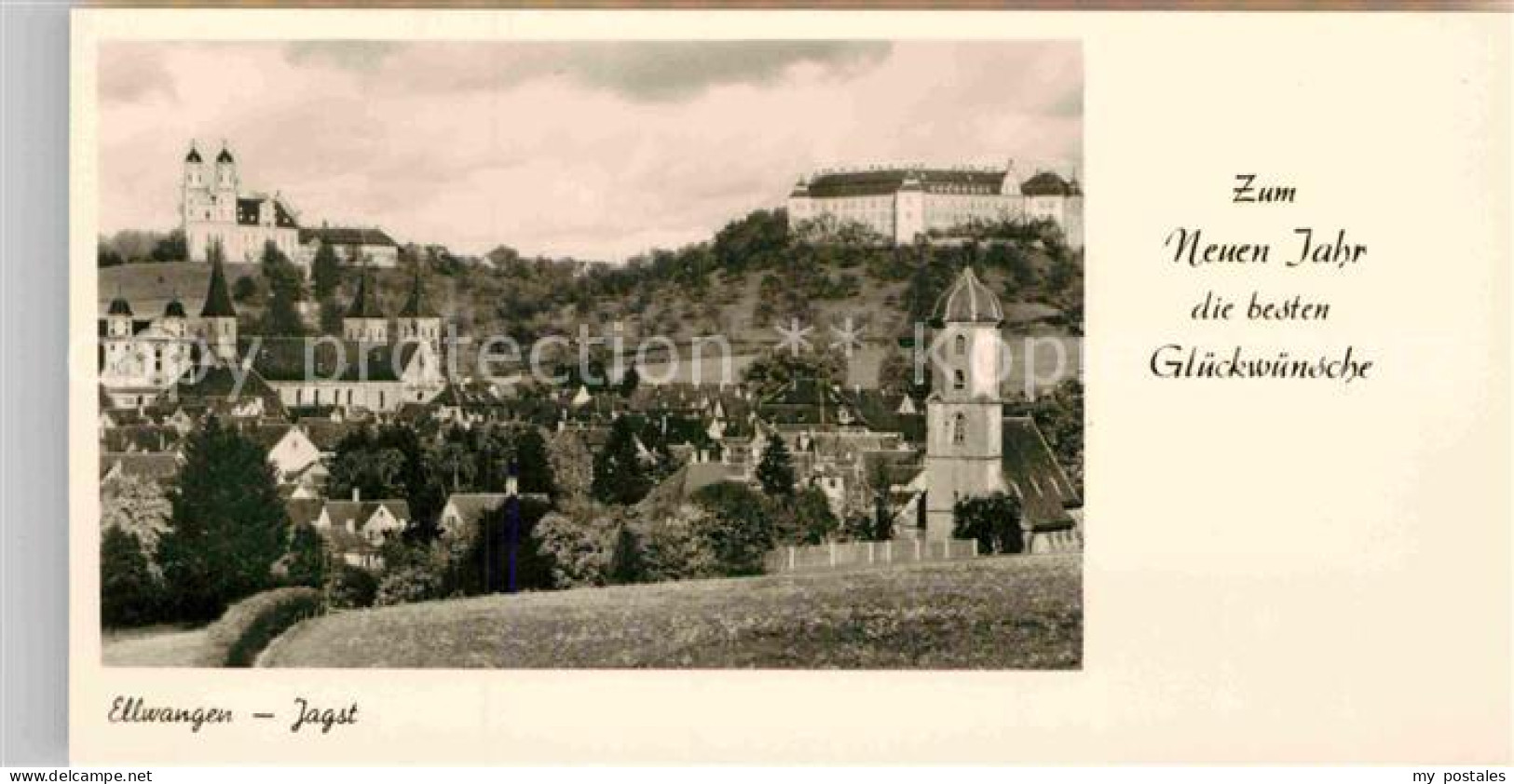 42871627 Ellwangen Jagst Wallfahrtskirche Schoenenberg Stiftskirche Schloss   El - Ellwangen