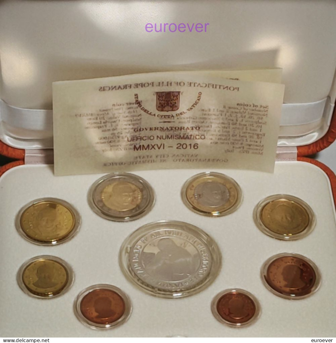 23.88 Euro KMS PP Proof 2016 Vatikan Vatican Mit 20 Euro Silber Papst Franziskus - Vatikan