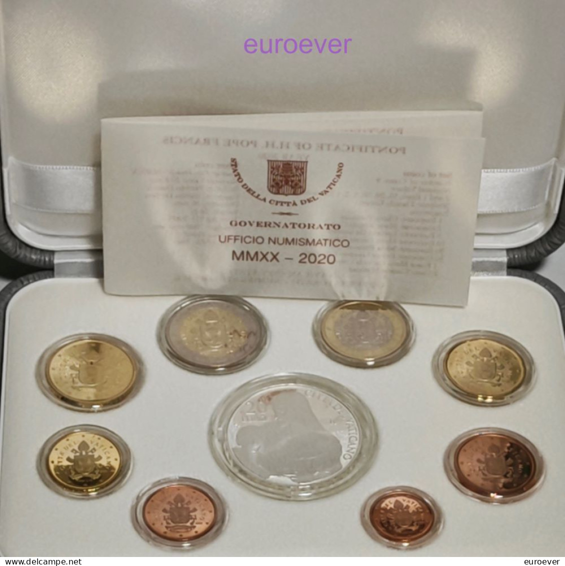 23.88 Euro KMS PP Proof 2020 Vatikan Vatican Mit 20 Euro Silber Papst Franziskus - Vaticano (Ciudad Del)