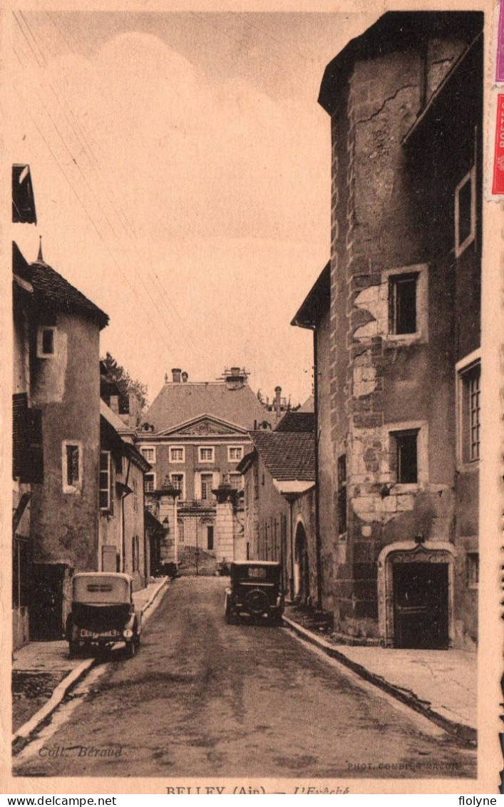 Belley - Rue Et L'évêché - Voiture Ancienne Automobile Auto - Belley