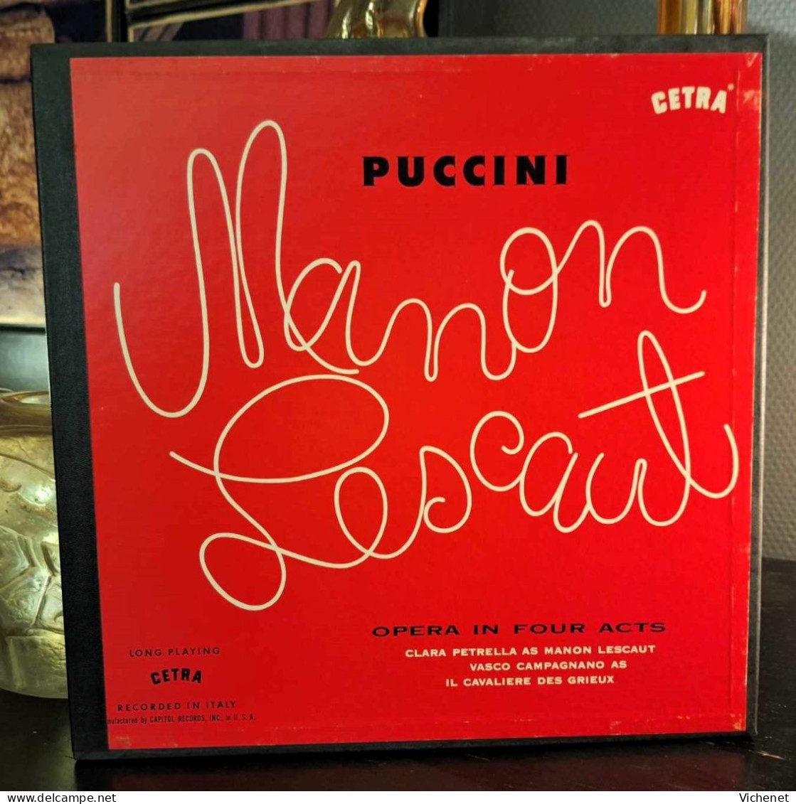 Puccini - Manon Lescaut - Box 3 LP's - Oper & Operette