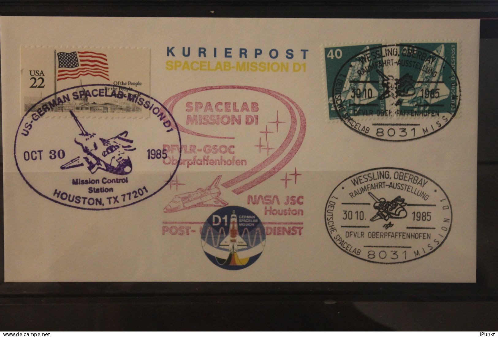 Deutschland 1985; Spacelab-Mission; SST Wessling; Houston - Sonstige & Ohne Zuordnung