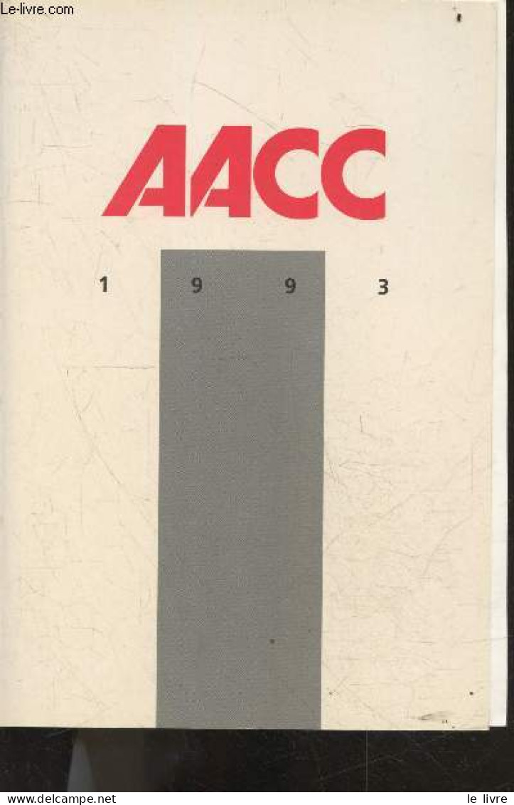 AACC 1993 - A Travers L'europe, Organisations Pan-europeennes, La Publicite En France, L'aacc, Les Agences Membres De L' - Contabilità/Gestione