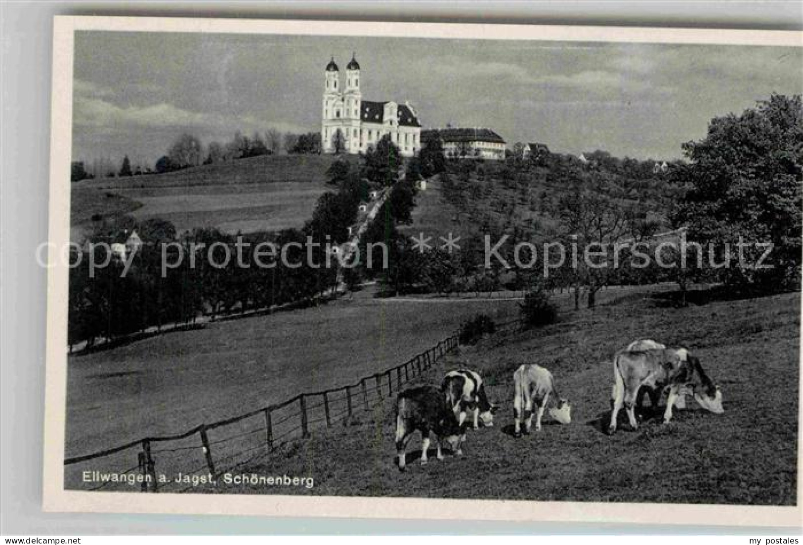 42870792 Ellwangen Jagst Wallfahrtskirche Schoenenberg  Ellwangen (Jagst) - Ellwangen