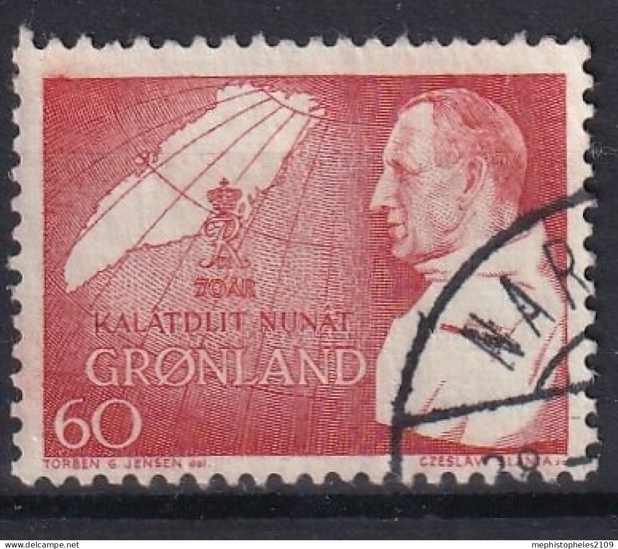 GROENLAND 1969 - Canceled - Mi 72 - Gebruikt