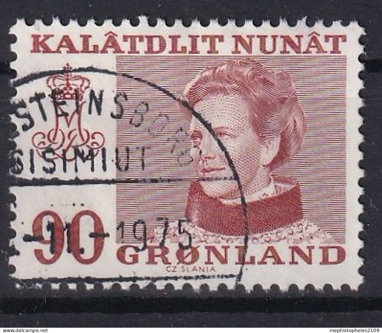 GROENLAND 1974 - Canceled - Mi 90 - Gebruikt