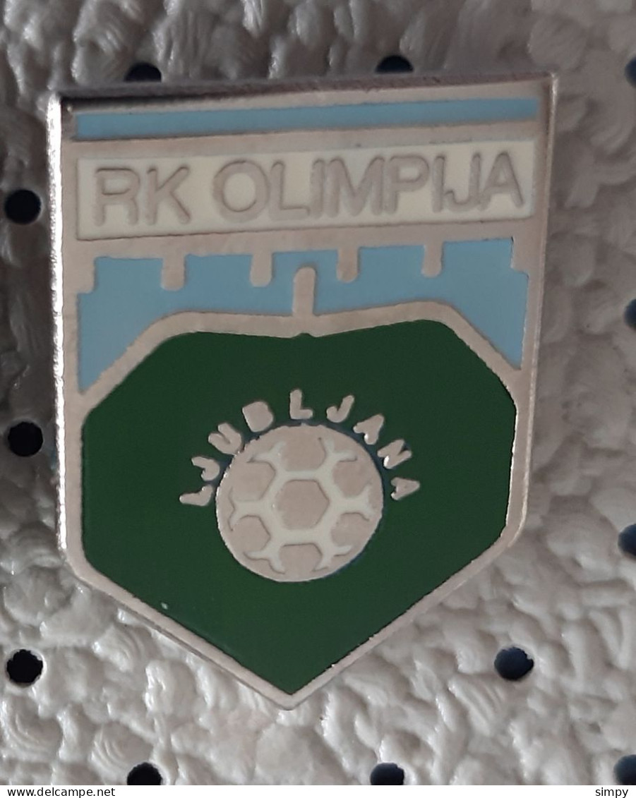 Handball Club RK  OLIMPIJA Ljubljana Slovenia Pin Badge - Handball