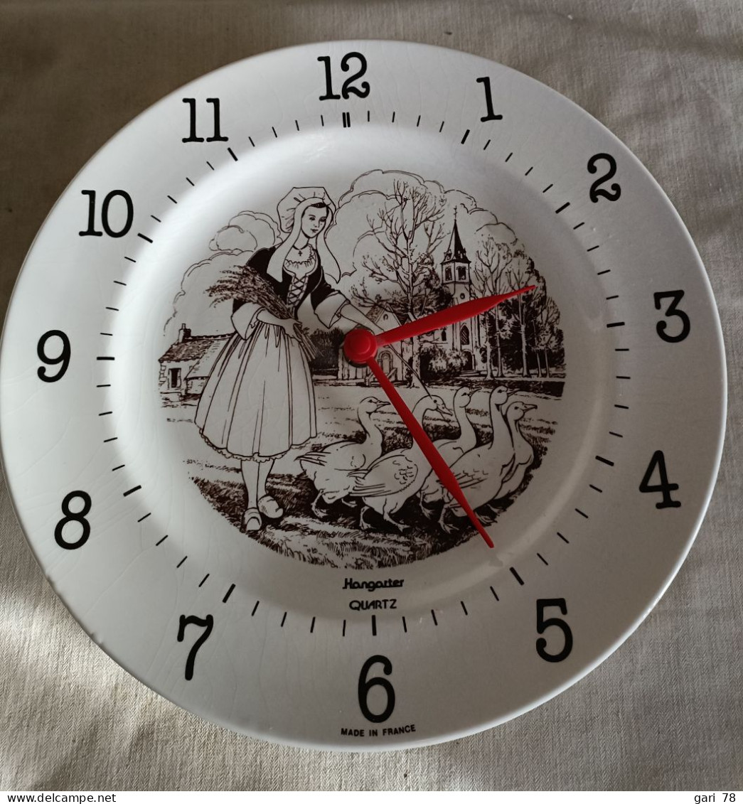 Pendule / Horloge HANGARTER, Fermière Et Ses Oies - Clocks