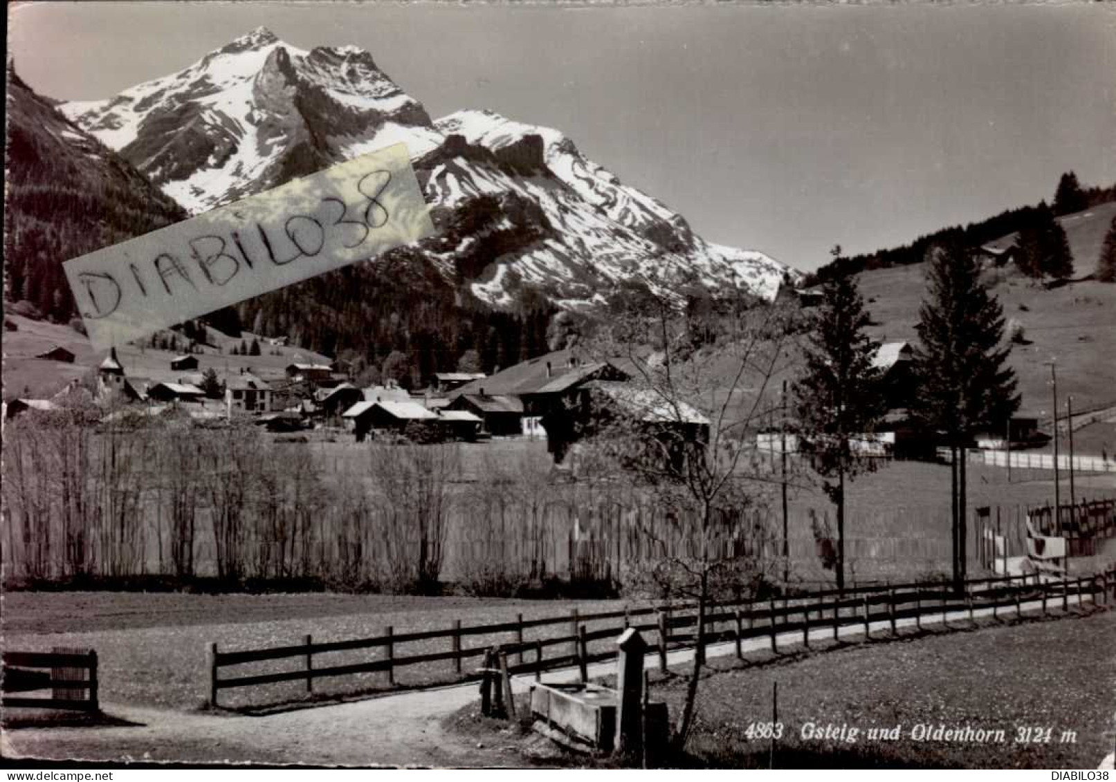 GSTEIG    ( SUISSE )    UND OLDENHORN - Gsteig Bei Gstaad