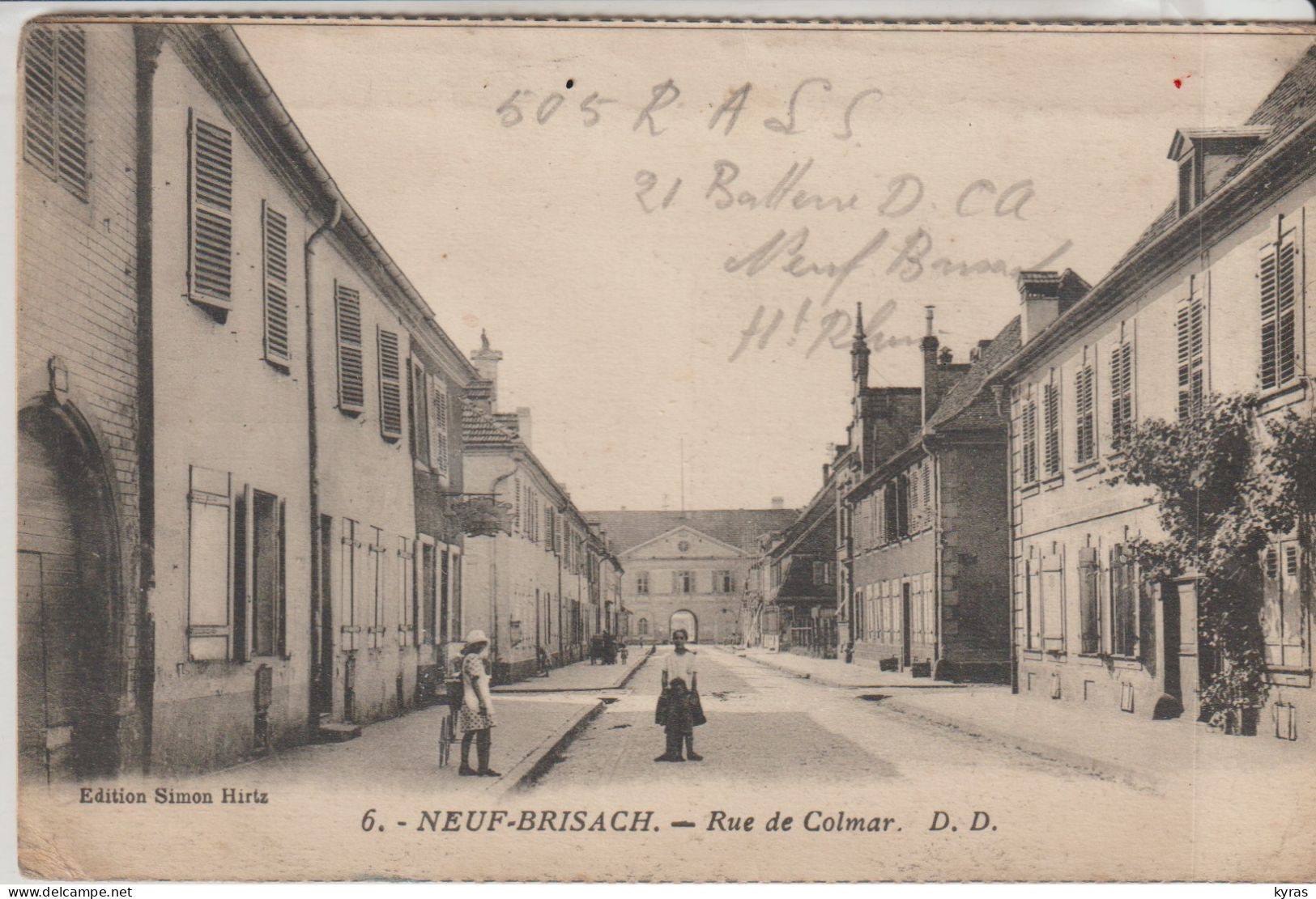 (68) NEUF-BRISACH.  Rue De Colmar - Neuf Brisach