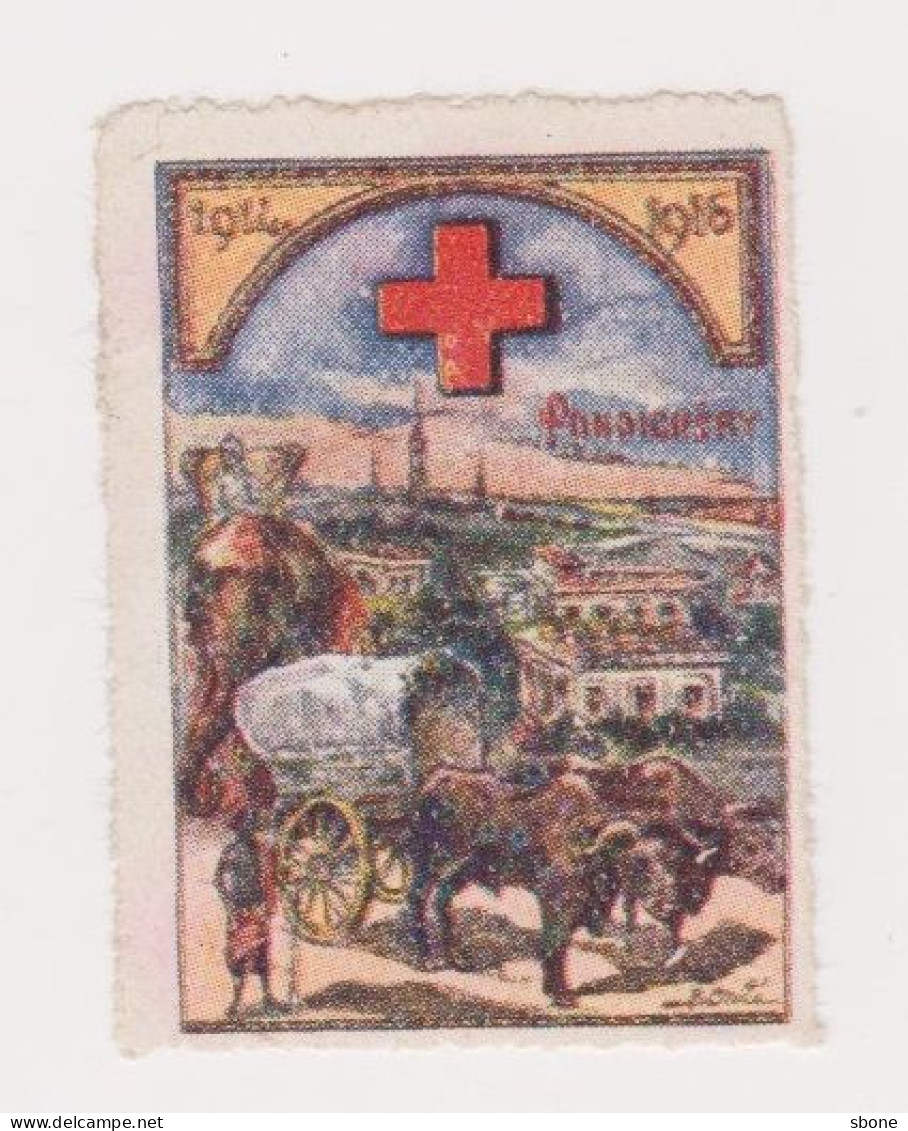 Vignette Militaire Delandre - Croix Rouge - Pondichery - Rode Kruis
