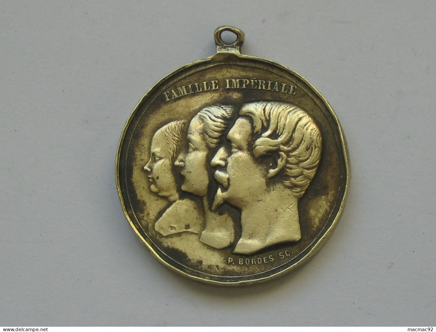 Médaille Napoléon Eugène-L.J.J. Enfant De France Né Le 16 Mars Baptisé Le 14 Juin 1856   ***** EN ACHAT IMMEDIAT **** - Royaux / De Noblesse