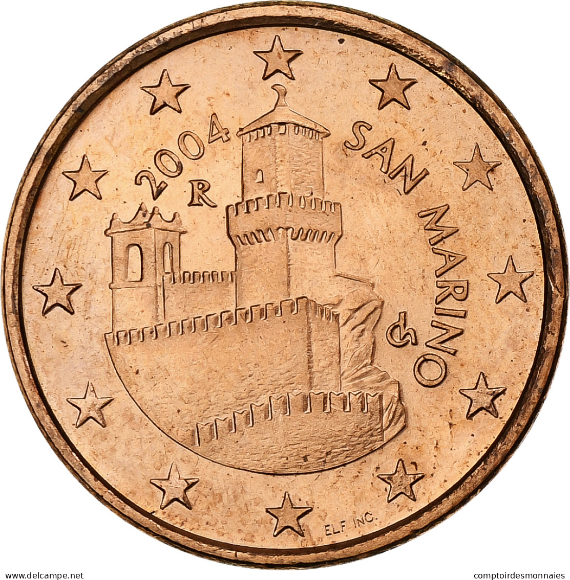 Saint Marin , 5 Euro Cent, 2004, Rome, SPL, Cuivre Plaqué Acier, KM:442 - San Marino