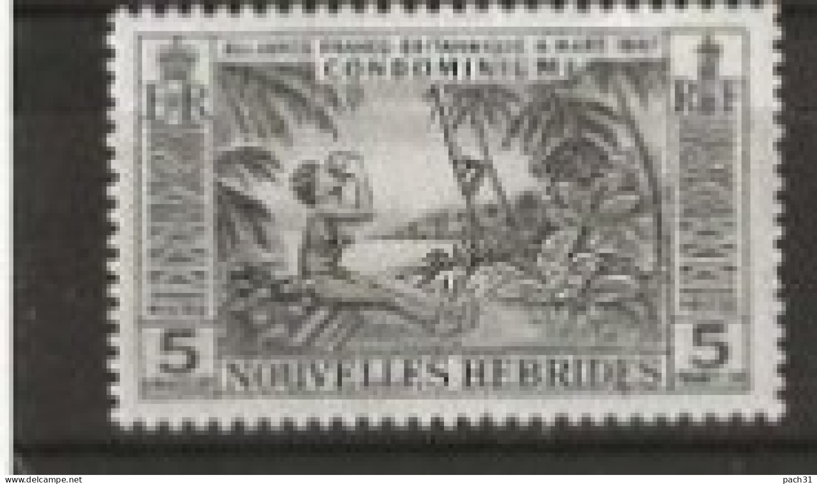 Nouvelles-Hébrides N° YT 31* - Unused Stamps