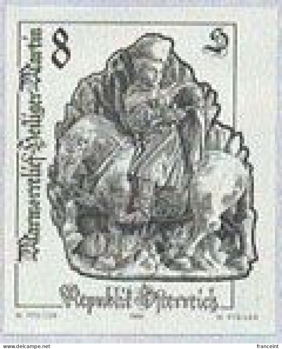 AUSTRIA(1999) St. Martin. Black Print. Marble Relief. Scott No 1786. - Proeven & Herdruk