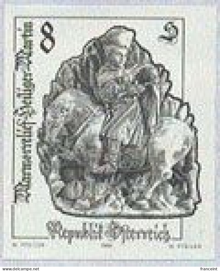 AUSTRIA(1999) St. Martin. Black Print. Marble Relief. Scott No 1786. - Ensayos & Reimpresiones