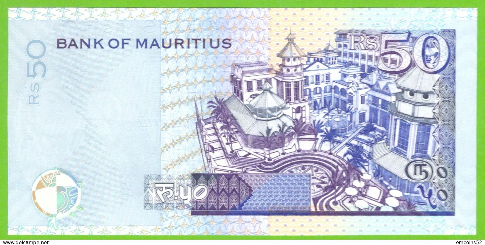 MAURITIUS 50 RUPEES 2003 P-50c UNC - Maurice