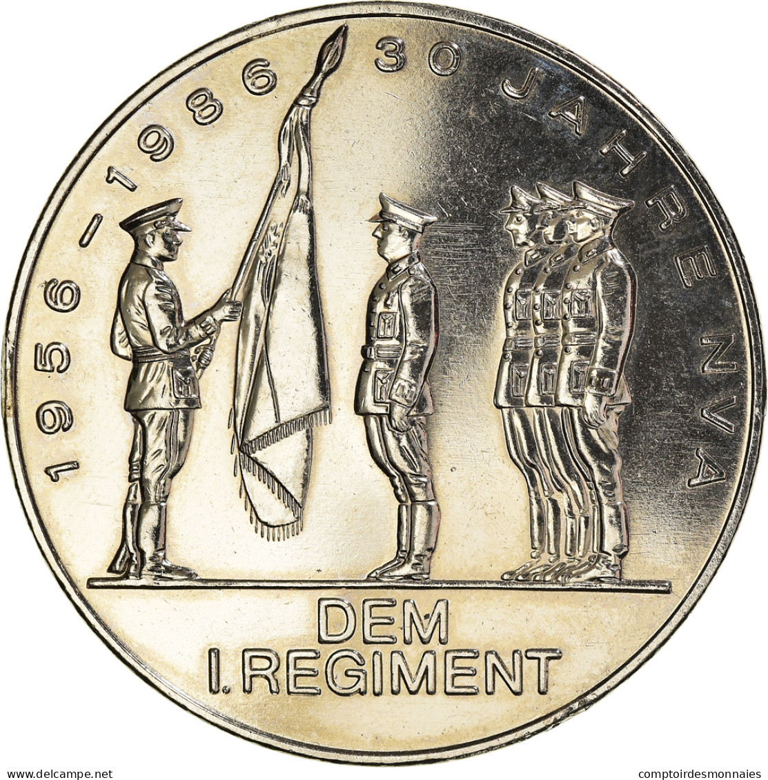 République Démocratique Allemande, Commemorative Medallion, 1986 - Autres & Non Classés