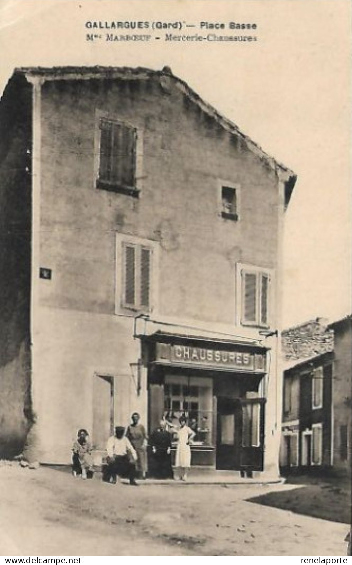 Gallargues Place  Basse Mme Marboeuf Mercerie Chaussures - Gallargues-le-Montueux