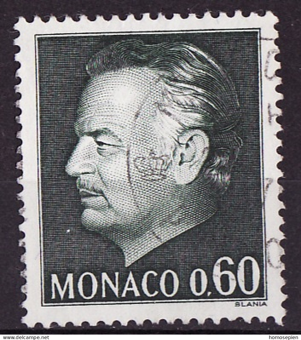 Monaco 1974 Y&T N°992 - Michel N°1143 (o) - 60c Rainier III - Used Stamps