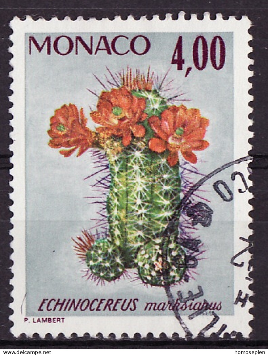 Monaco 1974 Y&T N°1002 - Michel N°1159 (o) - 4f Echinocereus - Usati