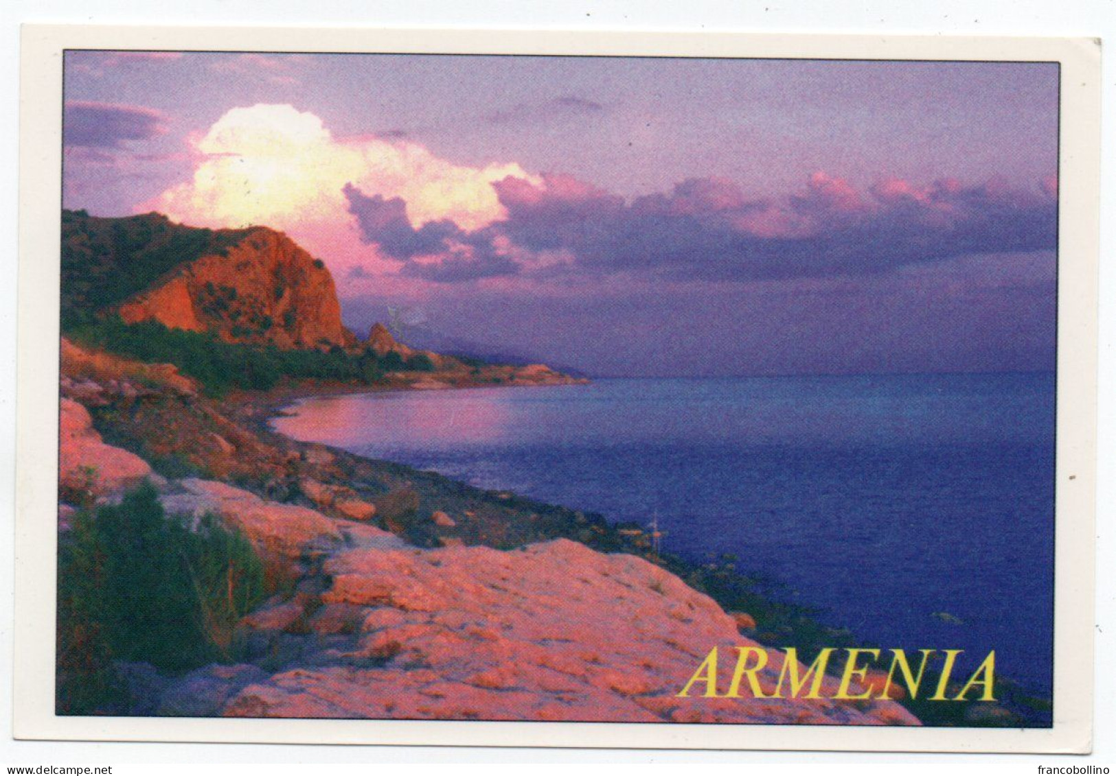 ARMENIA - LAKE SEVAN / THEMATIC STAMP - MINERALS / AGATE - Arménie