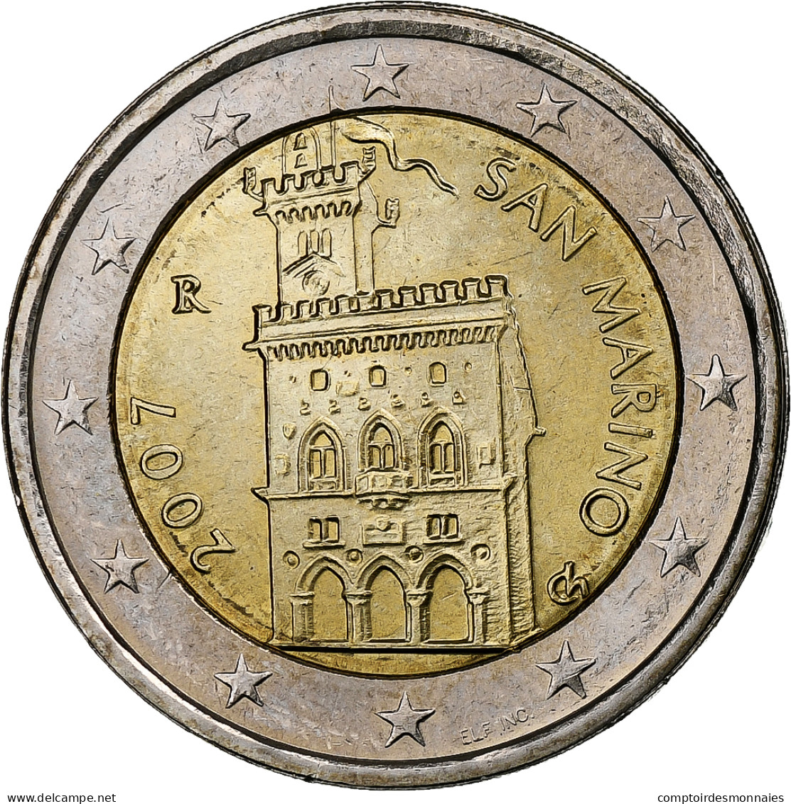 Saint Marin , 2 Euro, 2007, Rome, SPL, Bimétallique, KM:447 - San Marino