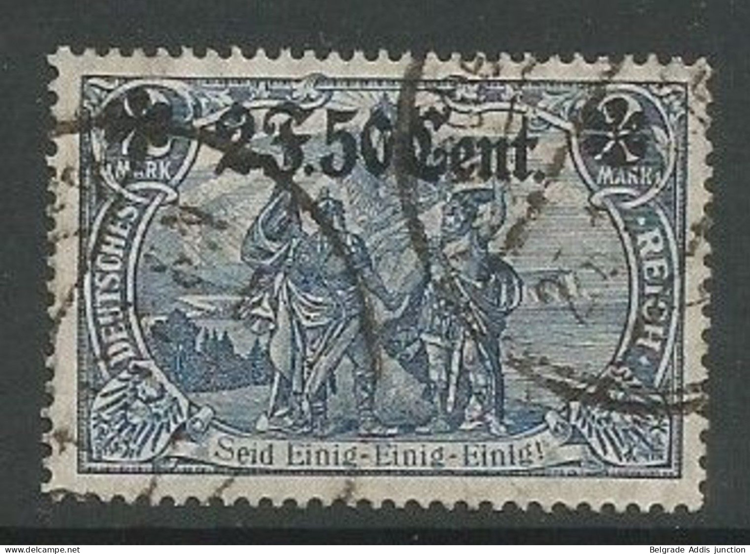 Belgique Deutsches Reich Belgien Belgium Occupation COB OC37 Oblitéré Used 1916 Cote: 70,00€ - OC26/37 Territori Tappe