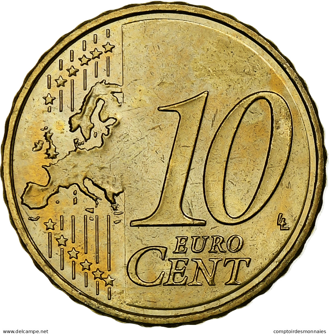 Andorre, 10 Euro Cent, 2014, SPL, Laiton, KM:New - Andorra