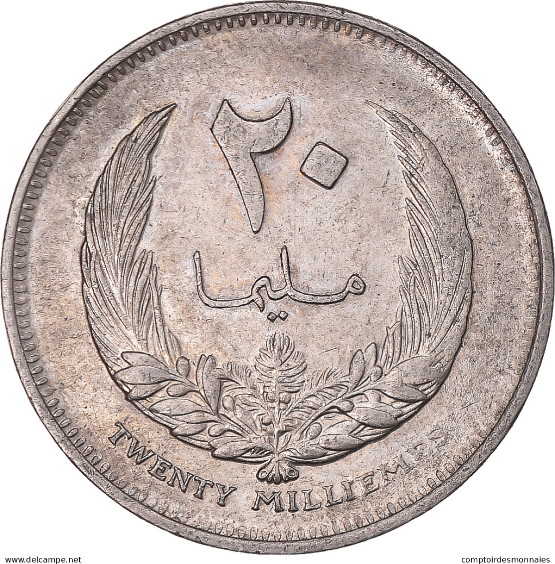 Libye, 20 Milliemes, 1965/AH1385 - Libyen