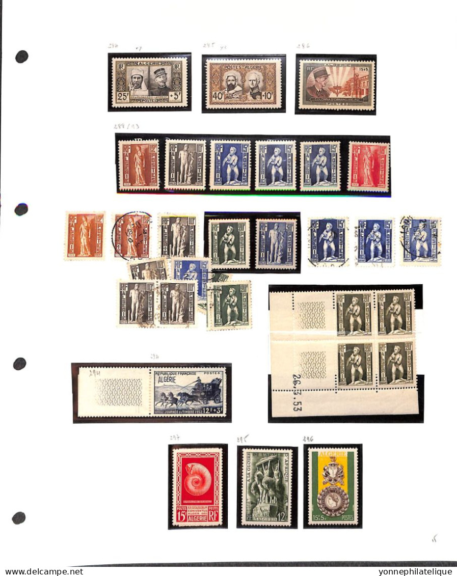 ALGERIE - Colonie + Pays indépendant - collection neufs xx et x -oblit - voir tous les scans (cla 100)