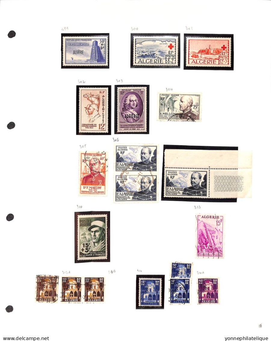 ALGERIE - Colonie + Pays indépendant - collection neufs xx et x -oblit - voir tous les scans (cla 100)