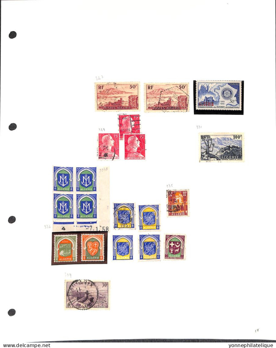 ALGERIE - Colonie + Pays indépendant - collection neufs xx et x -oblit - voir tous les scans (cla 100)