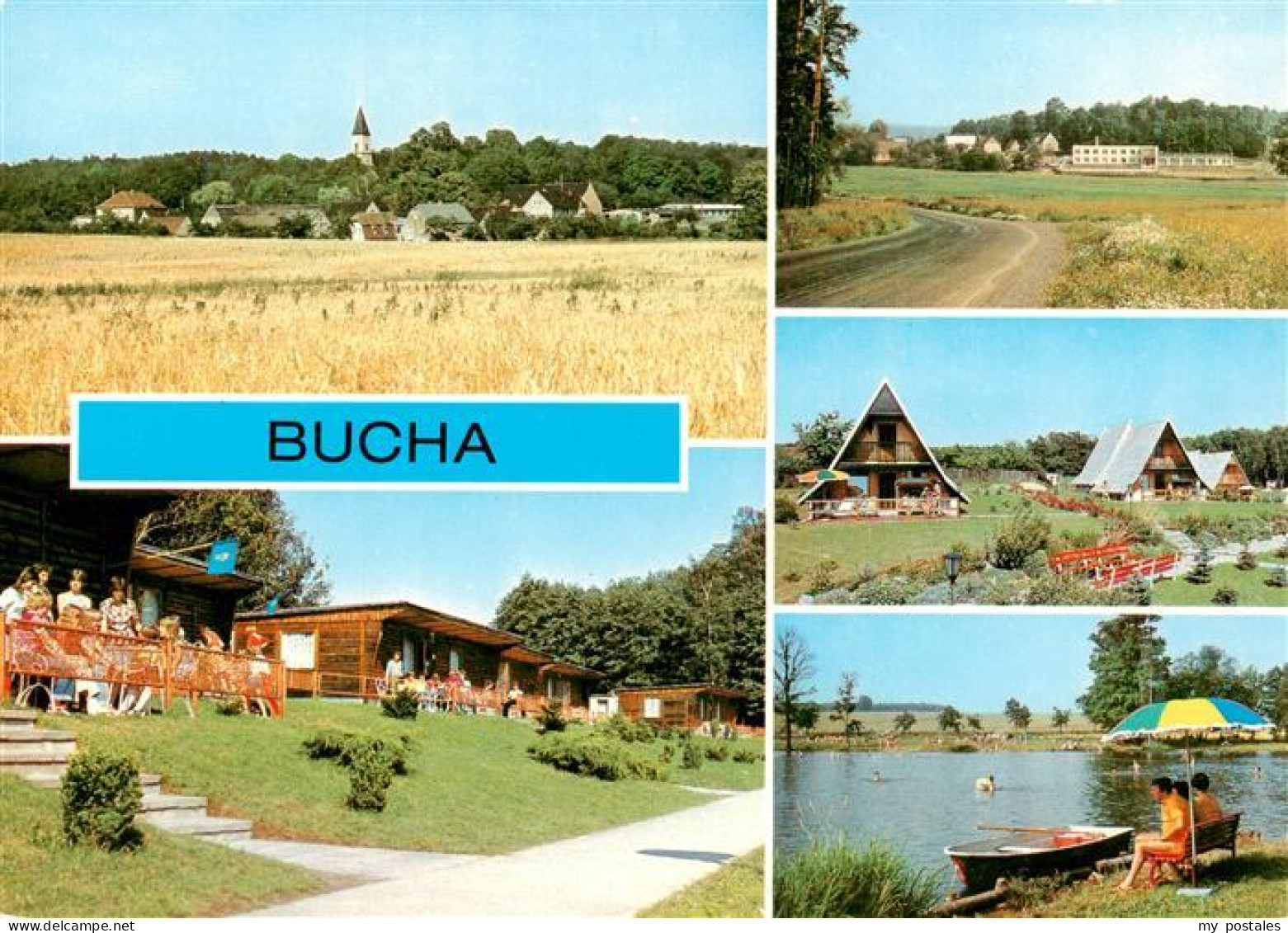 73901818 Bucha Oschatz Panorama Betriebsferienlager Georgi Dimitroff Blick Zum F - Oschatz