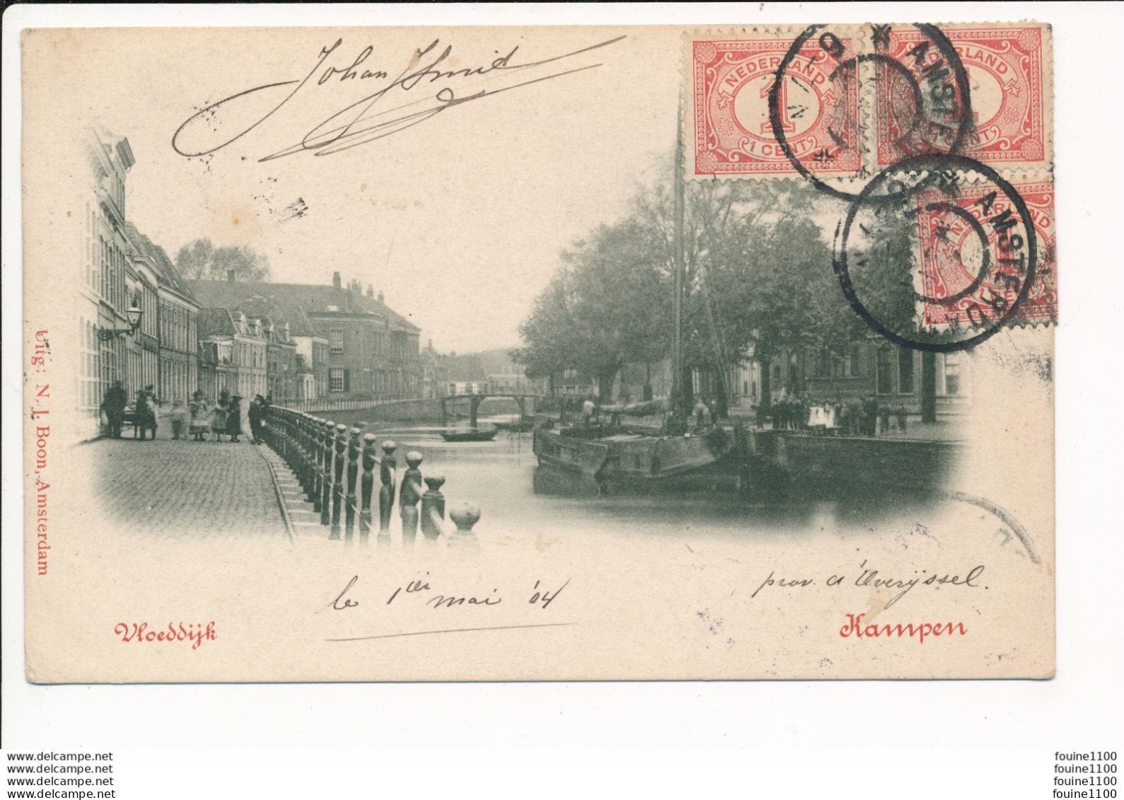 KAMPEN Vloeddijk ( Péniche ) - Kampen