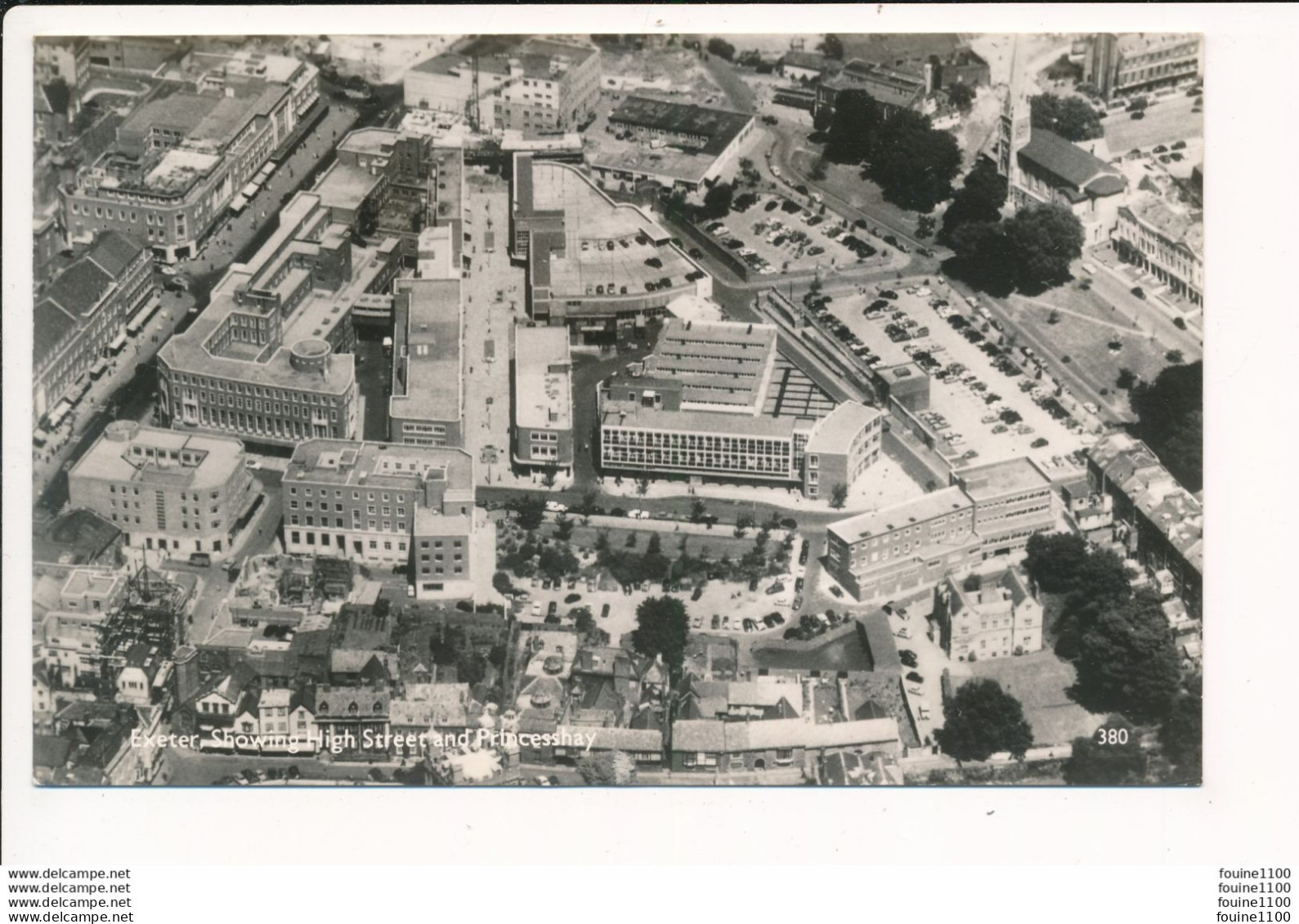 EXETER SHOWING HIGH STREET AND PRINCESSHAY ( Format 9 X 14 Cm ) - Exeter