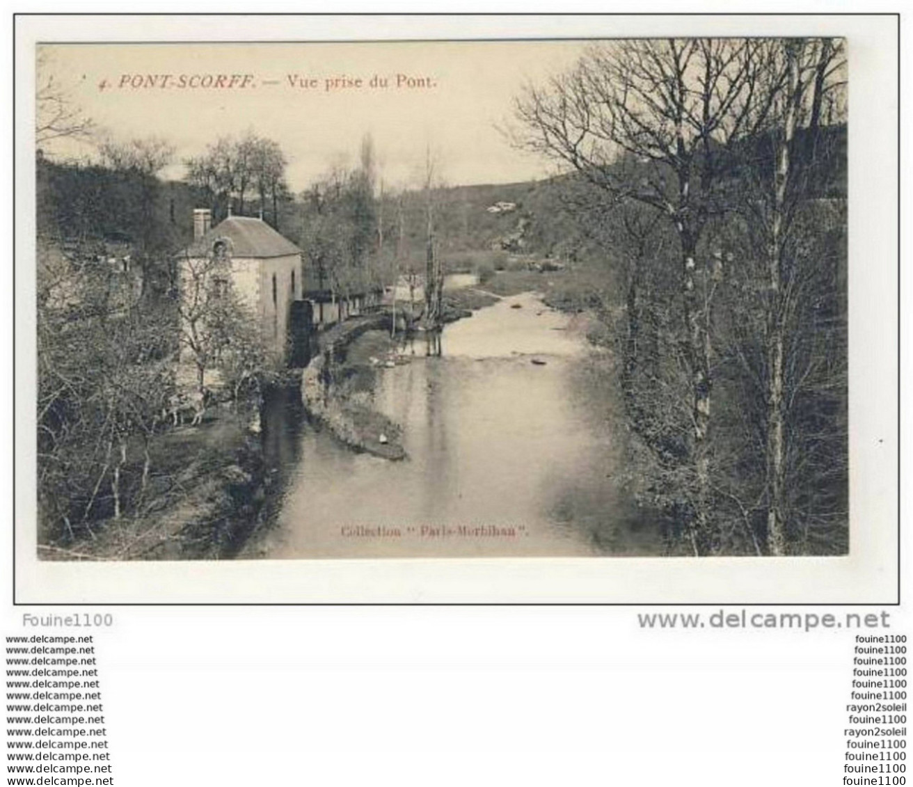 Carte De Pont Scorff Vue Prise Du Pont ( Moulin ) - Pont Scorff