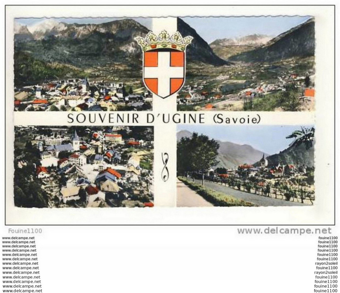 Carte D' Ugine Souvenir - Ugine