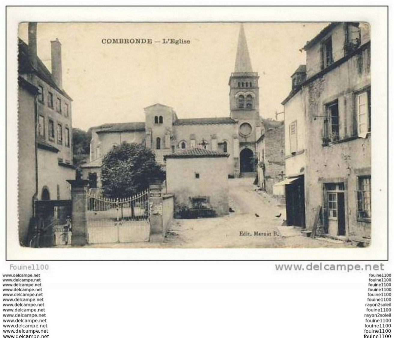 Carte De Combronde L' église - Combronde