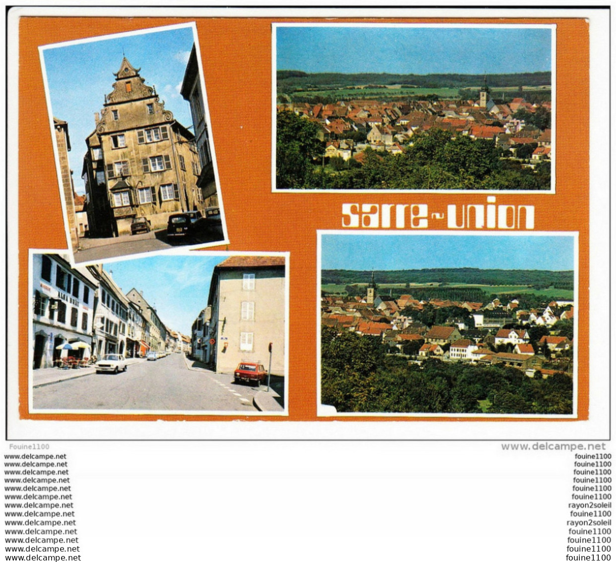 Carte  ( Format 15 X 10,5 Cm )  Sarre Union   ( Recto Verso ) - Sarre-Union