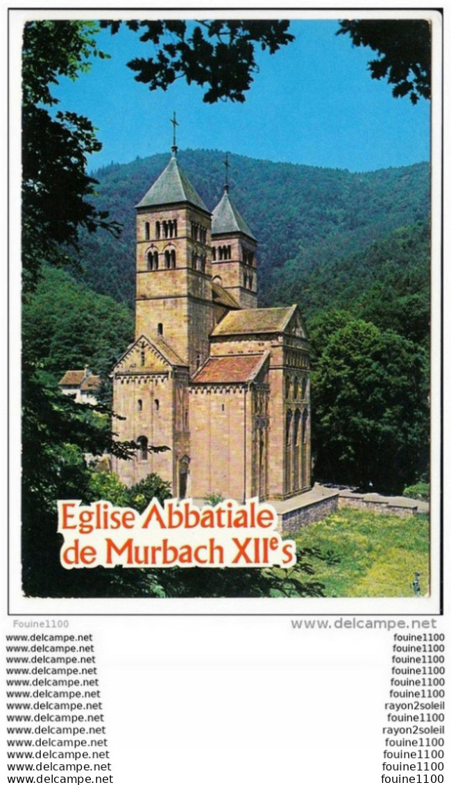 Carte ( Format 15 X 10,5 Cm )  De  Murbach  Abbaye ( Recto Verso ) - Murbach